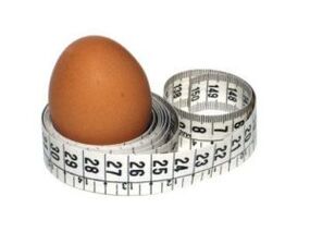 trứng và cm để giảm cân