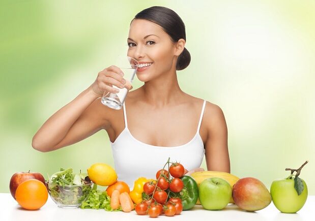 Nguyên tắc của chế độ ăn kiêng nước là tuân thủ chế độ uống, đi đôi với việc sử dụng thực phẩm lành mạnh. 